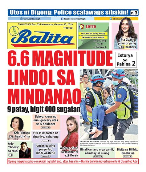 Balita ngayon january 10 2019 tagalog news